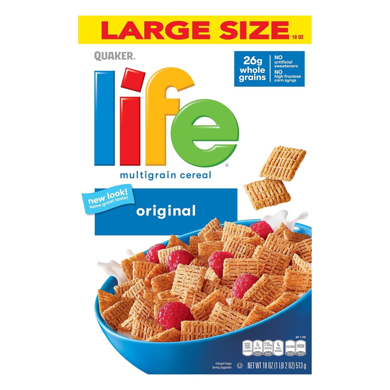 life cereal cinnamon nutrition facts