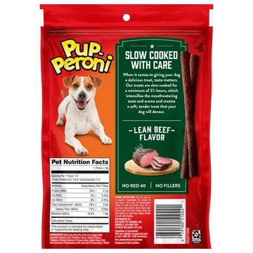 Pup-Peroni Lean Beef Flavor Dog Snacks, 5.6 oz