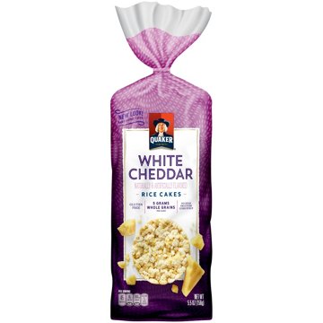 Quaker White Cheddar Rice Cakes, 5.5 oz