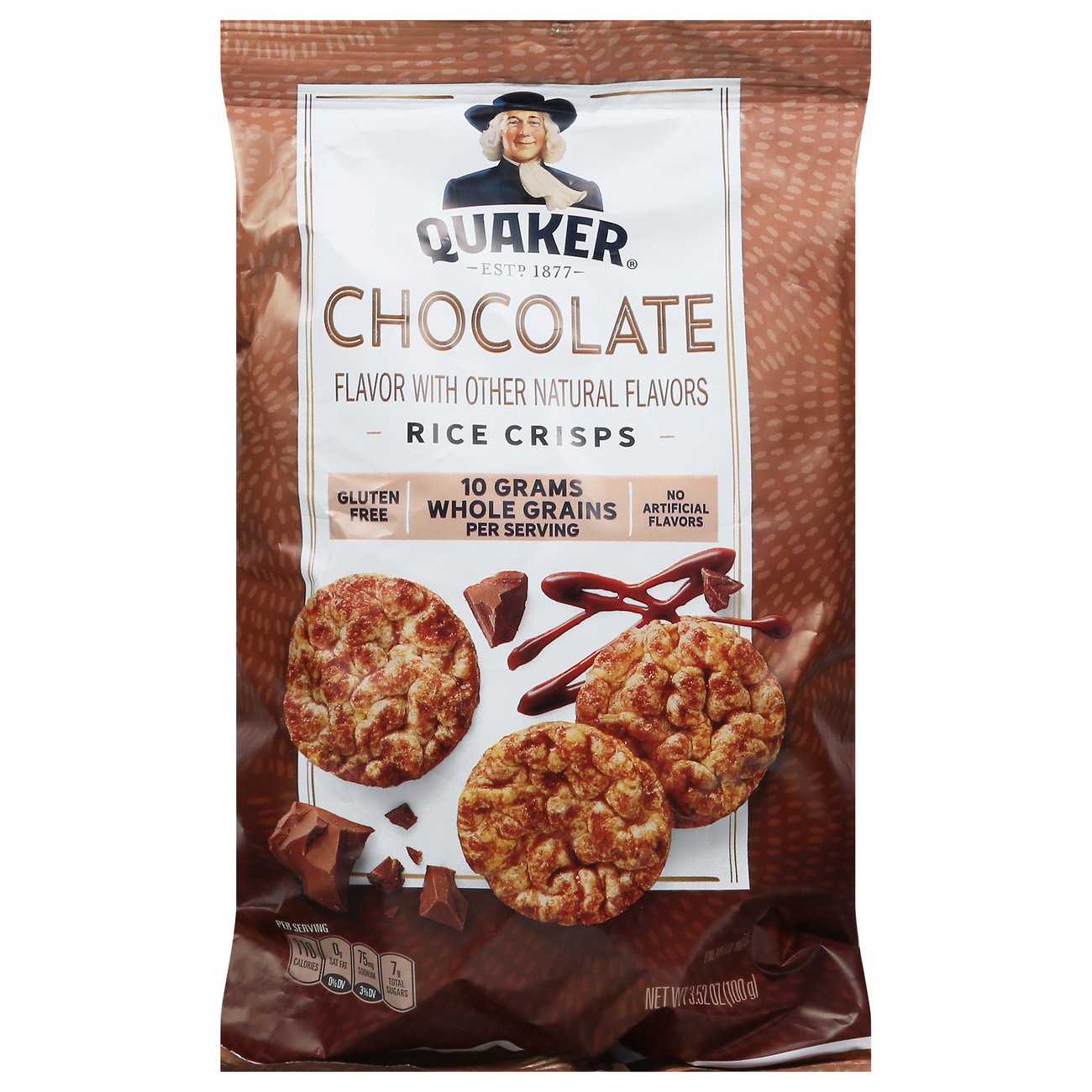 Quaker Chocolate Rice Crisps Shop Rice cakes at HEB