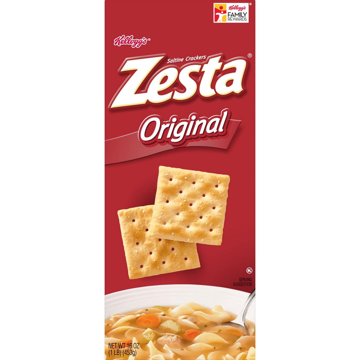 Kellogg's Zesta Original Saltine Crackers; image 1 of 5
