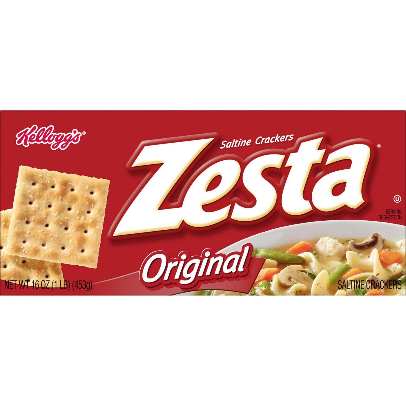 Kellogg's Zesta Original Saltine Crackers; image 4 of 5