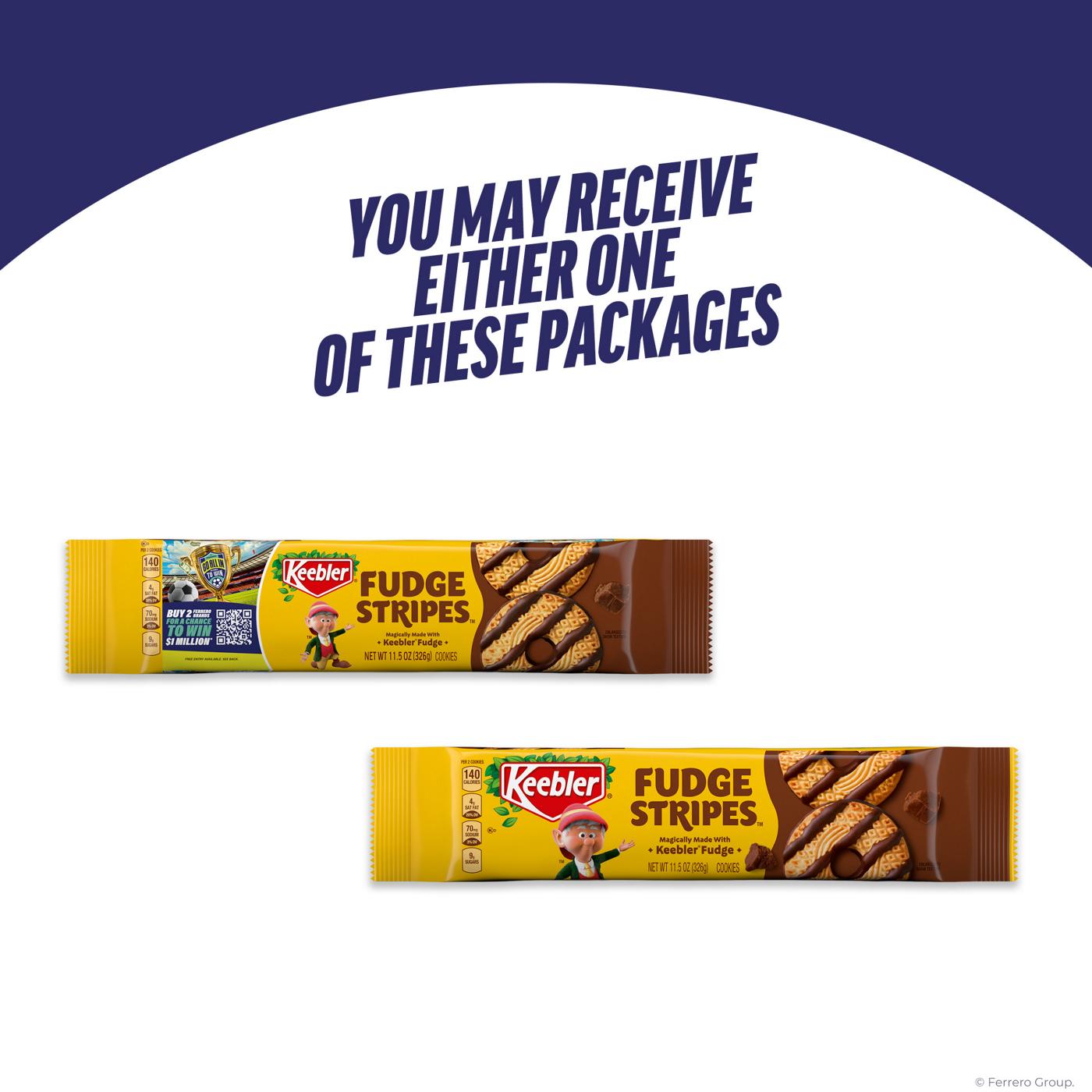 Keebler Fudge Stripes Cookies; image 3 of 9