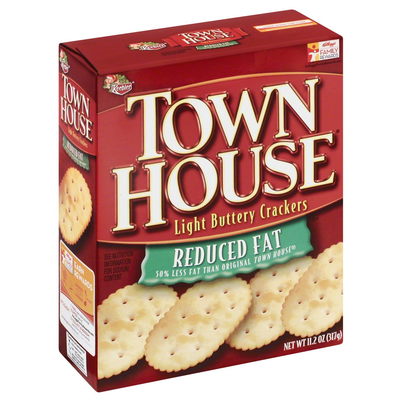 Keebler Town House Reduced Fat Crackers Shop Crackers & Breadsticks