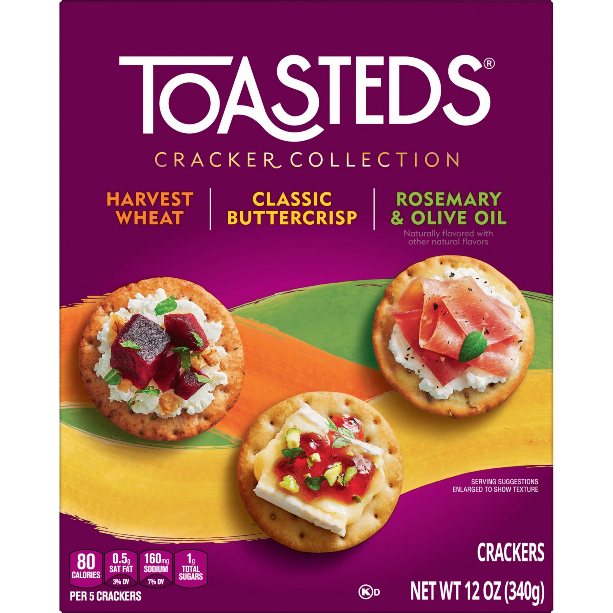 Toasteds Variety Pack Crackers Shop Crackers & Breadsticks at HEB
