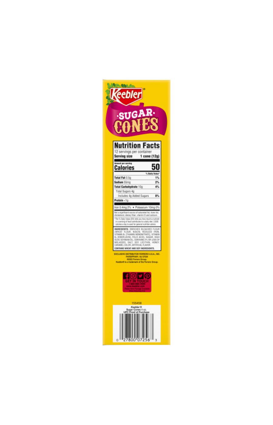 Keebler Sugar Cones; image 3 of 5