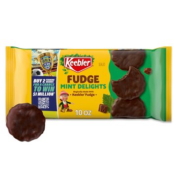 Keebler Fudge Mint Grasshopper Cookies