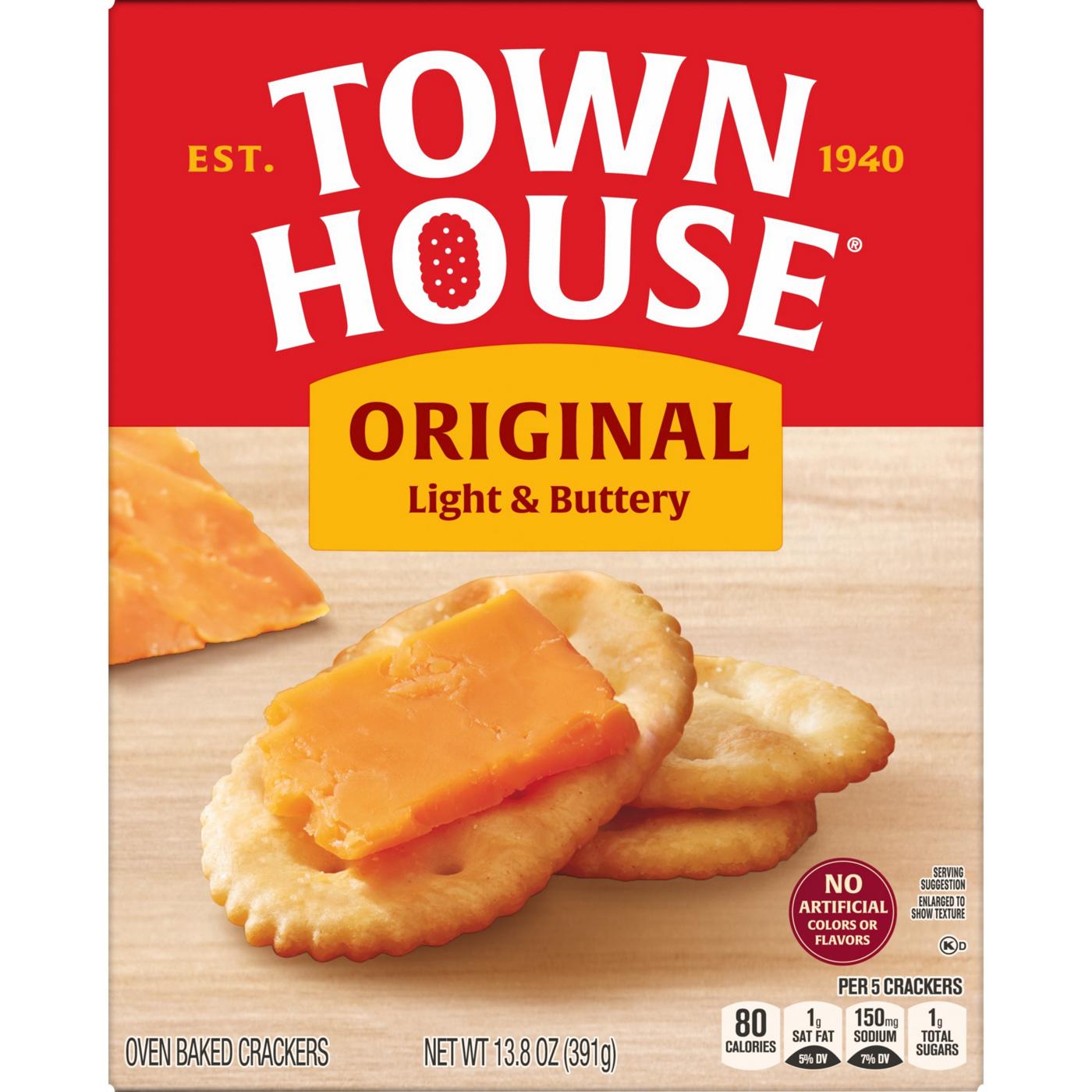 Town House Original Oven Baked Crackers; image 1 of 8