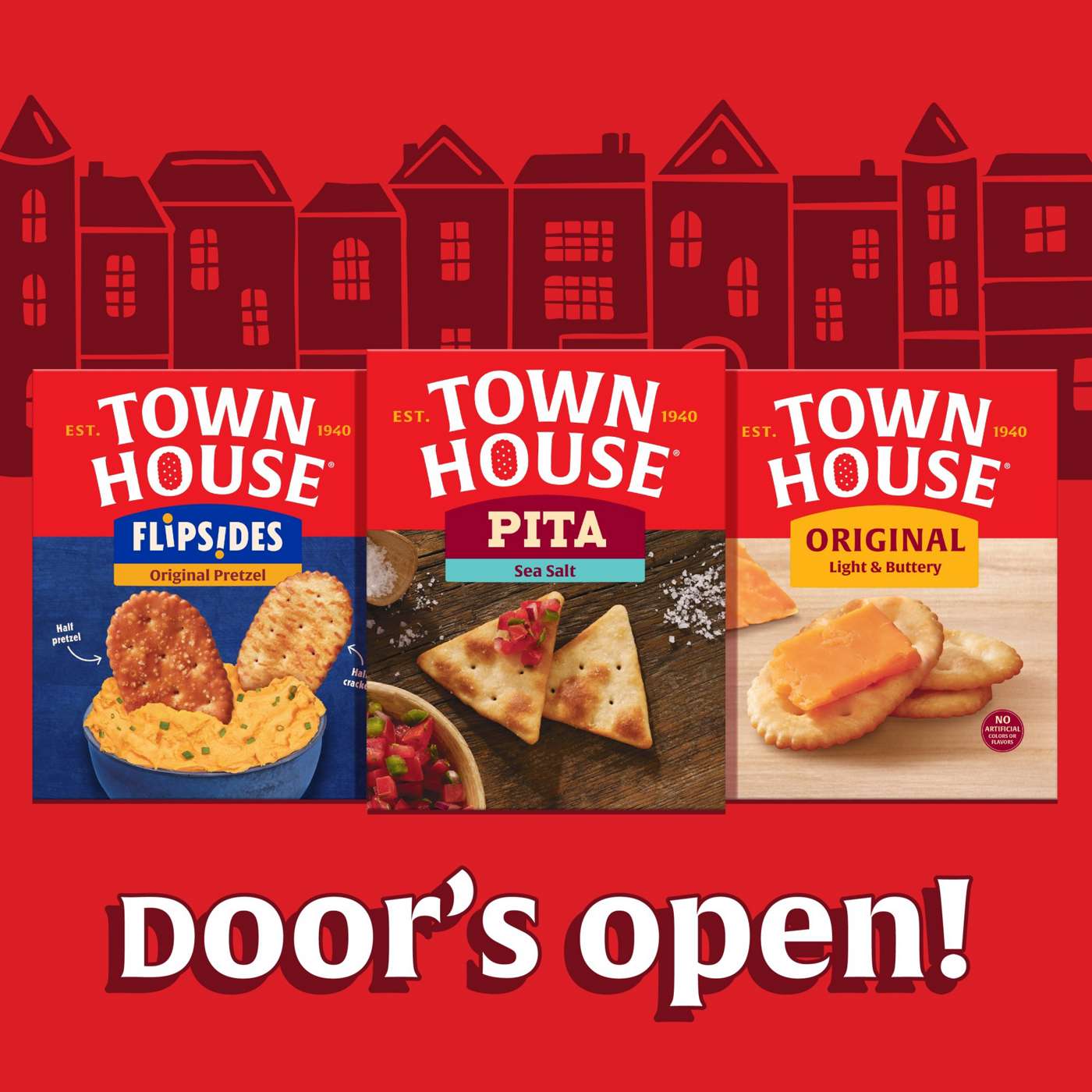 Town House Original Oven Baked Crackers; image 3 of 8