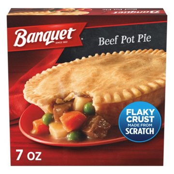 Banquet Beef Pot Pie Frozen Meal