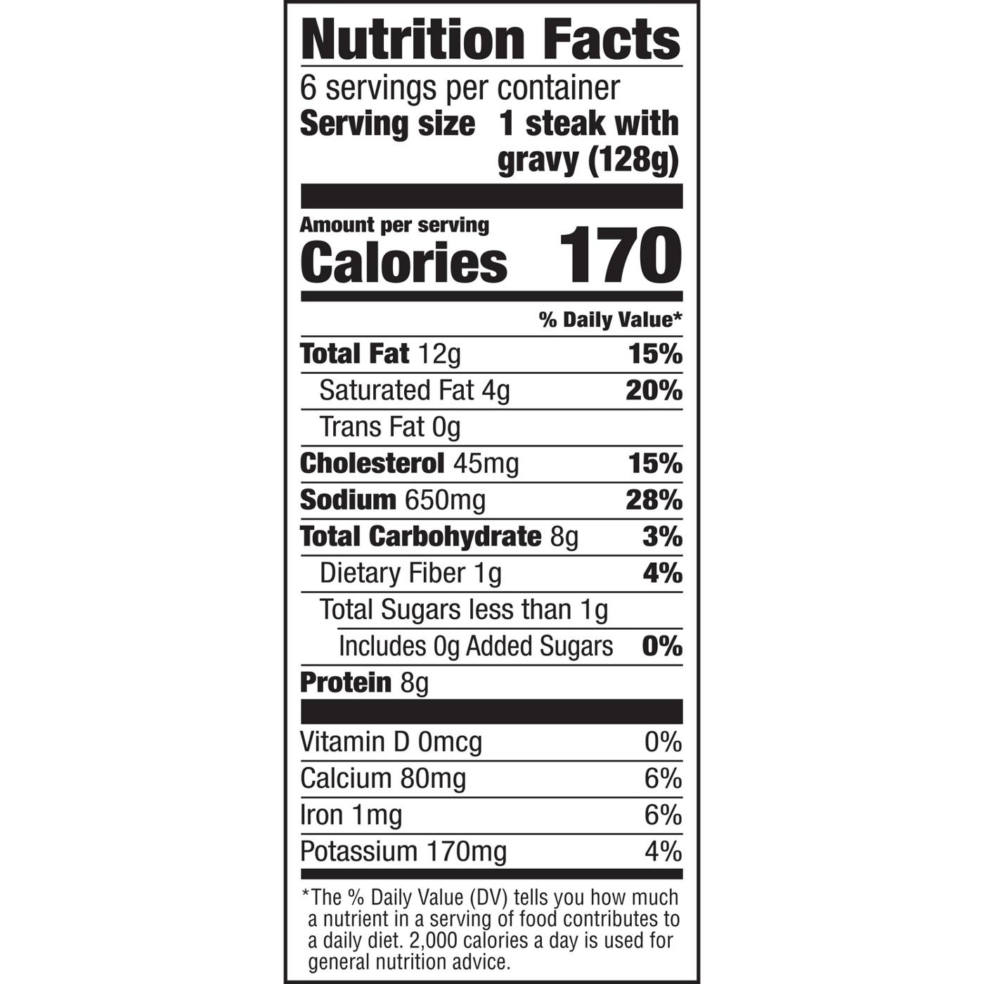 Banquet Frozen Salisbury Steaks & Brown Gravy - Family Size; image 4 of 5