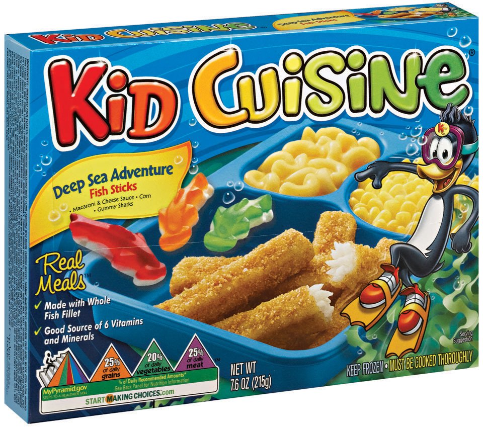 Kid Cuisine Deep Sea Adventure Fish Sticks - Shop Entrees & Sides at H-E-B