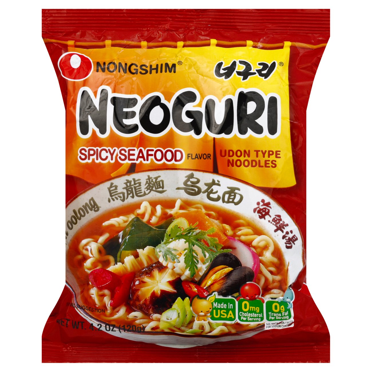 Nongshim Neoguri Spicy Seafood Noodle Soup - Shop Soups & Chili At H-E-B