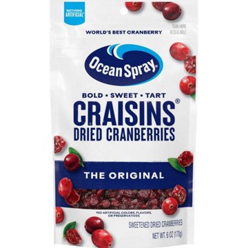 Ocean Spray Craisins Original Dried Cranberries, 6 oz