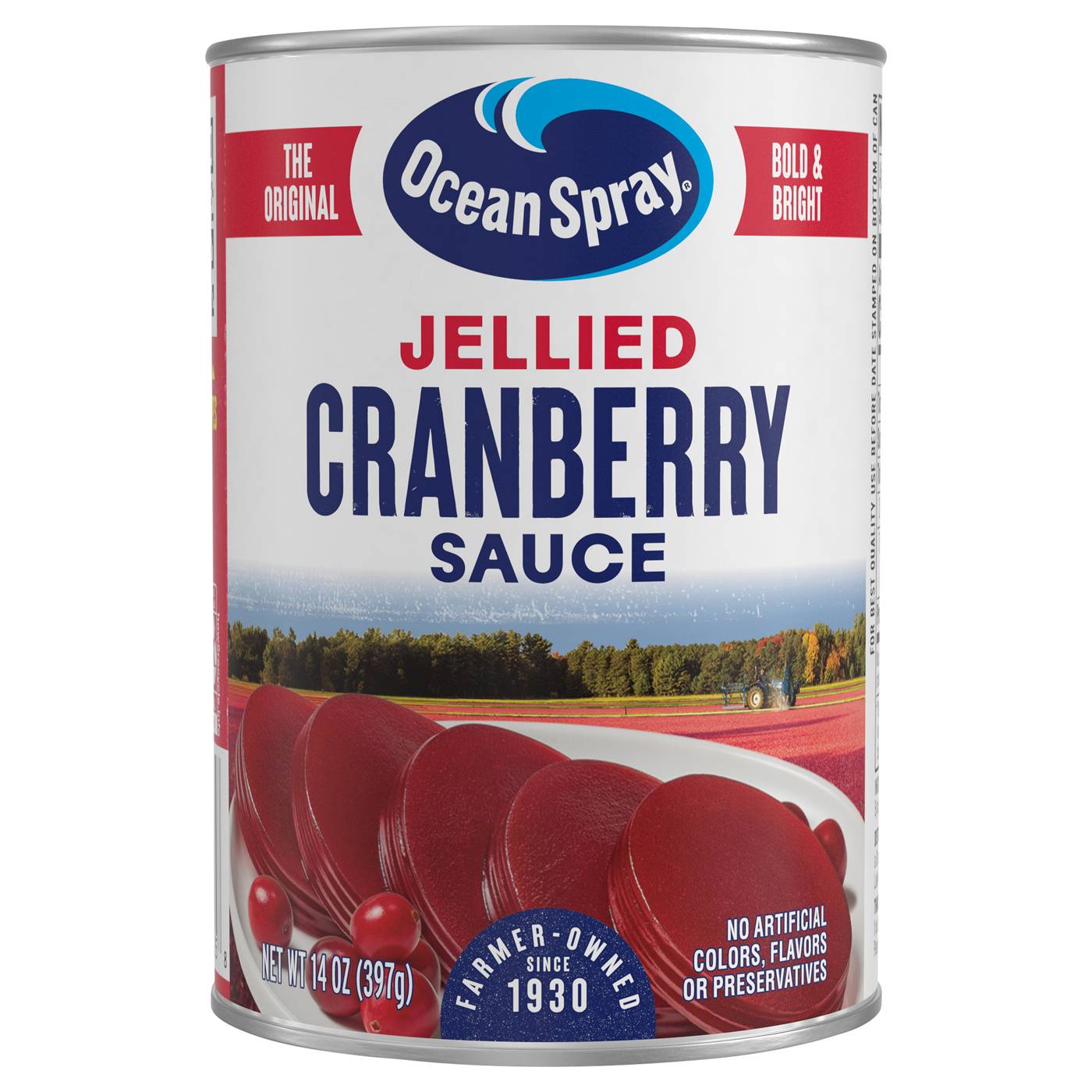 Ocean Spray Jellied Cranberry Sauce; image 1 of 3