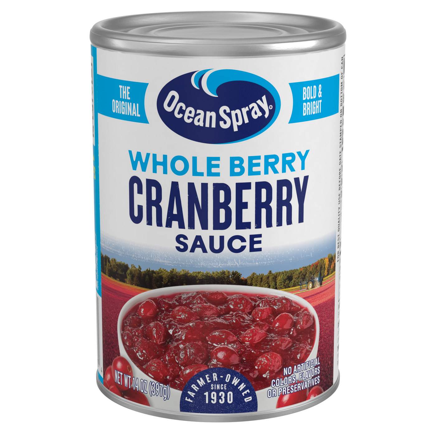 Ocean Spray Ocean Spray® Whole Cranberry Sauce, Canned Side Dish, 14 Oz Can; image 1 of 6