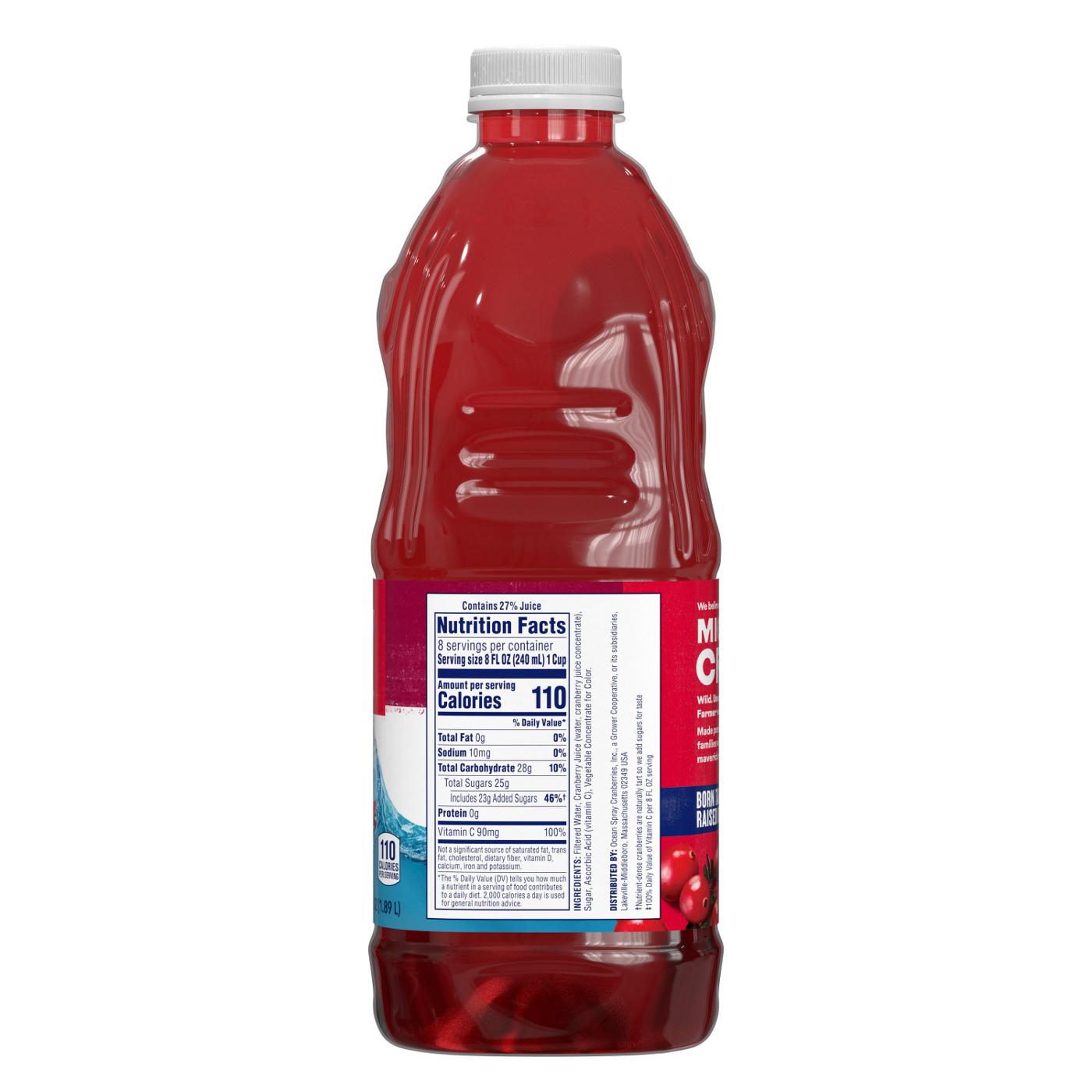 Ocean Spray Ocean Spray® Cranberry Juice Cocktail, 64 Fl Oz Bottle; image 4 of 6