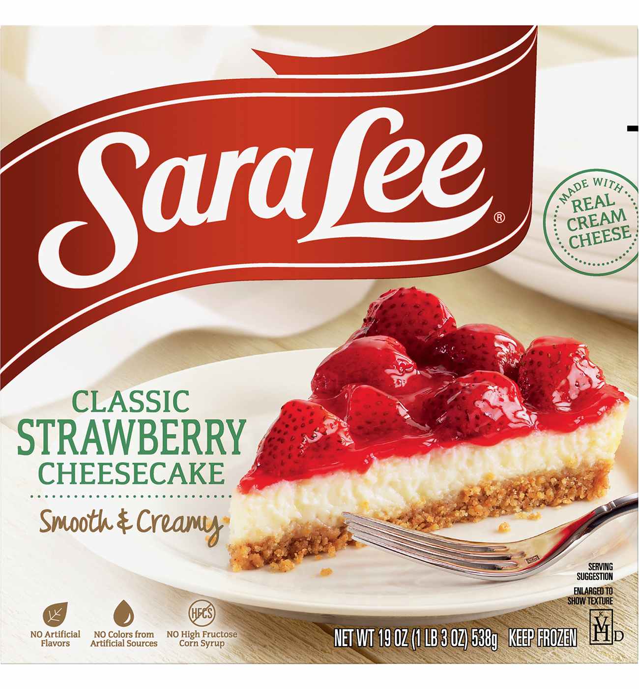 Sara Lee Classic Strawberry Cheesecake; image 1 of 4