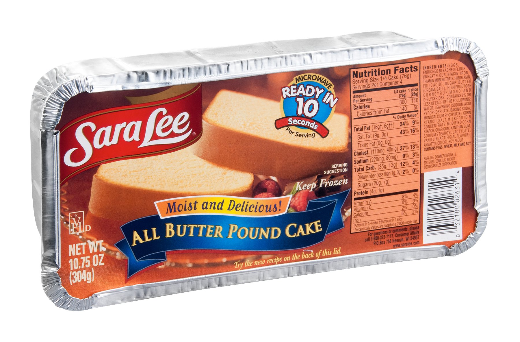 Sara Lee All Butter Pound Cake Family Size Shop Bread Baked Goods At H-E-B