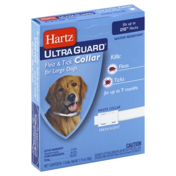 Hartz Ultra Guard White Fresh Scent Large Dog Flea & Tick Collar, EACH