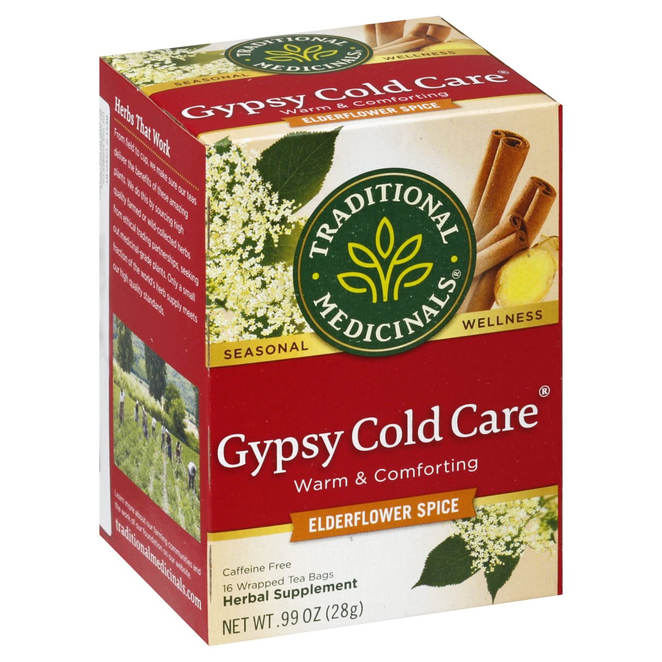 Traditional Medicinals Gypsy Cold Care Herbal Tea Bags Shop Tea at HEB