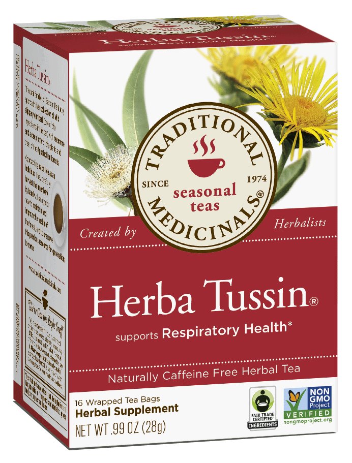 Traditional Medicinals Herba Tussin Caffeine Free Herbal Tea Shop Tea