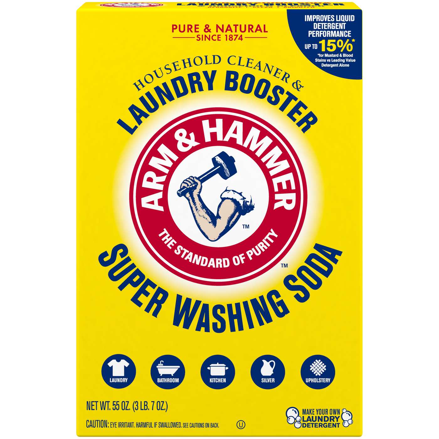 Arm & Hammer Detergent Booster and Household Cleaner Super Washing Soda; image 1 of 13