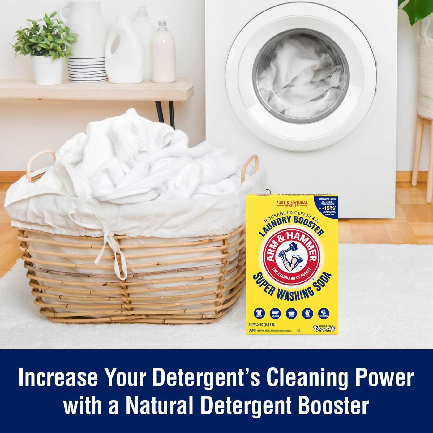 Arm & Hammer Detergent Booster and Household Cleaner Super Washing Soda; image 7 of 13