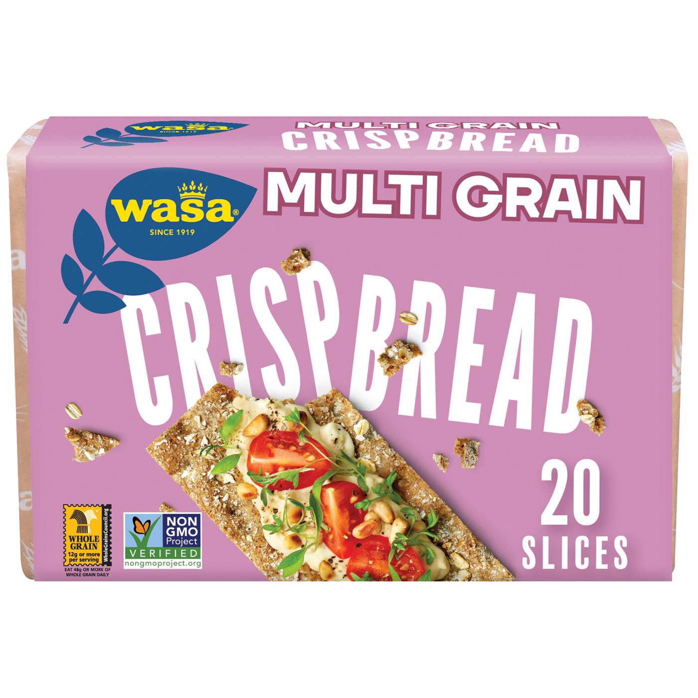 Wasa Multi Grain Swedish Style Crispbread Crackers; image 1 of 8