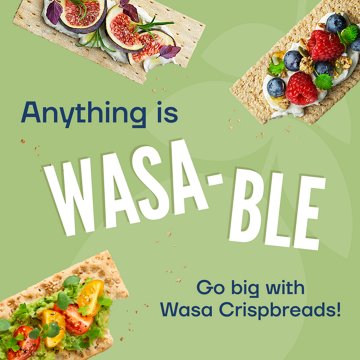 Wasa Sourdough Swedish Style Crispbread Crackers