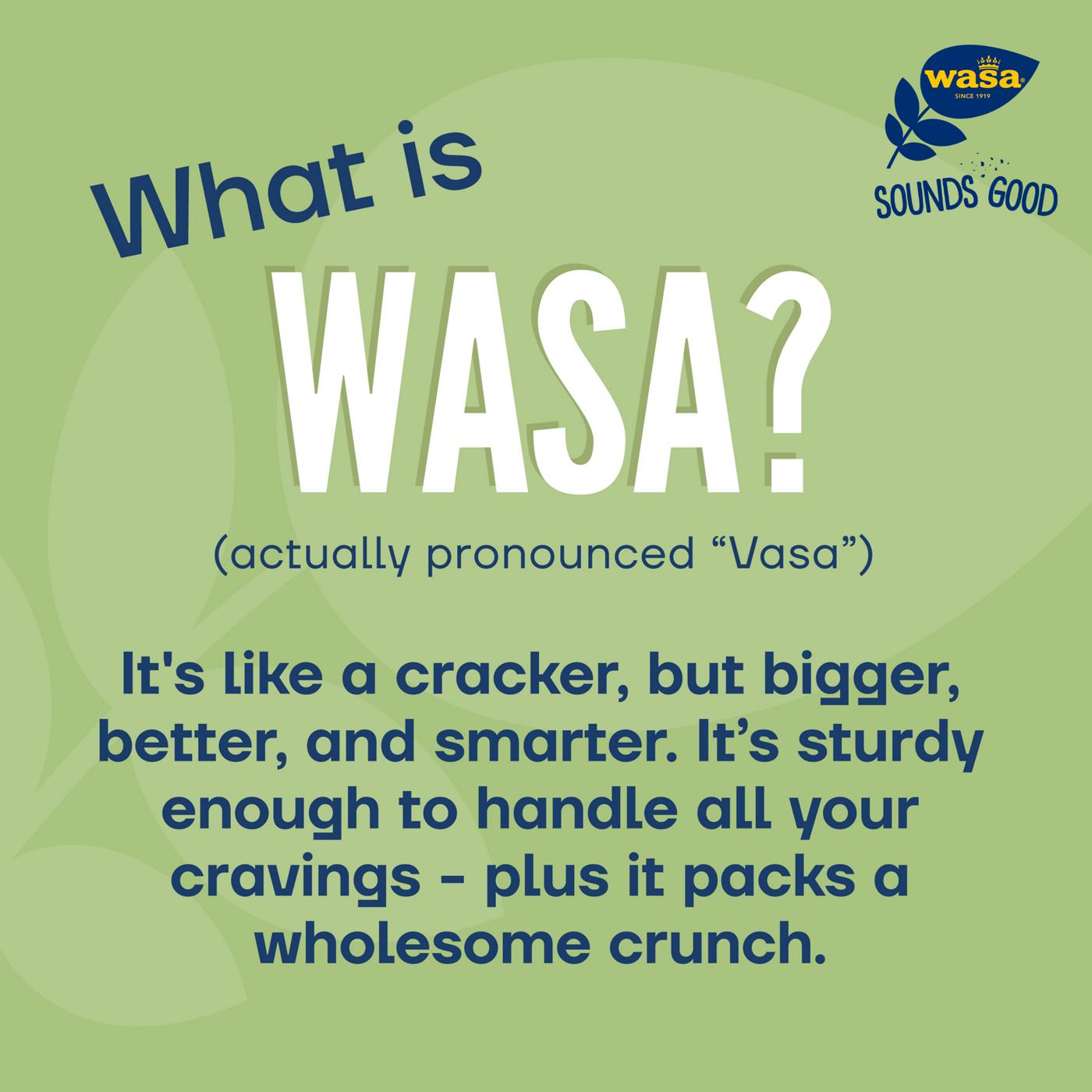 Wasa Sourdough Swedish Style Crispbread Crackers; image 7 of 8