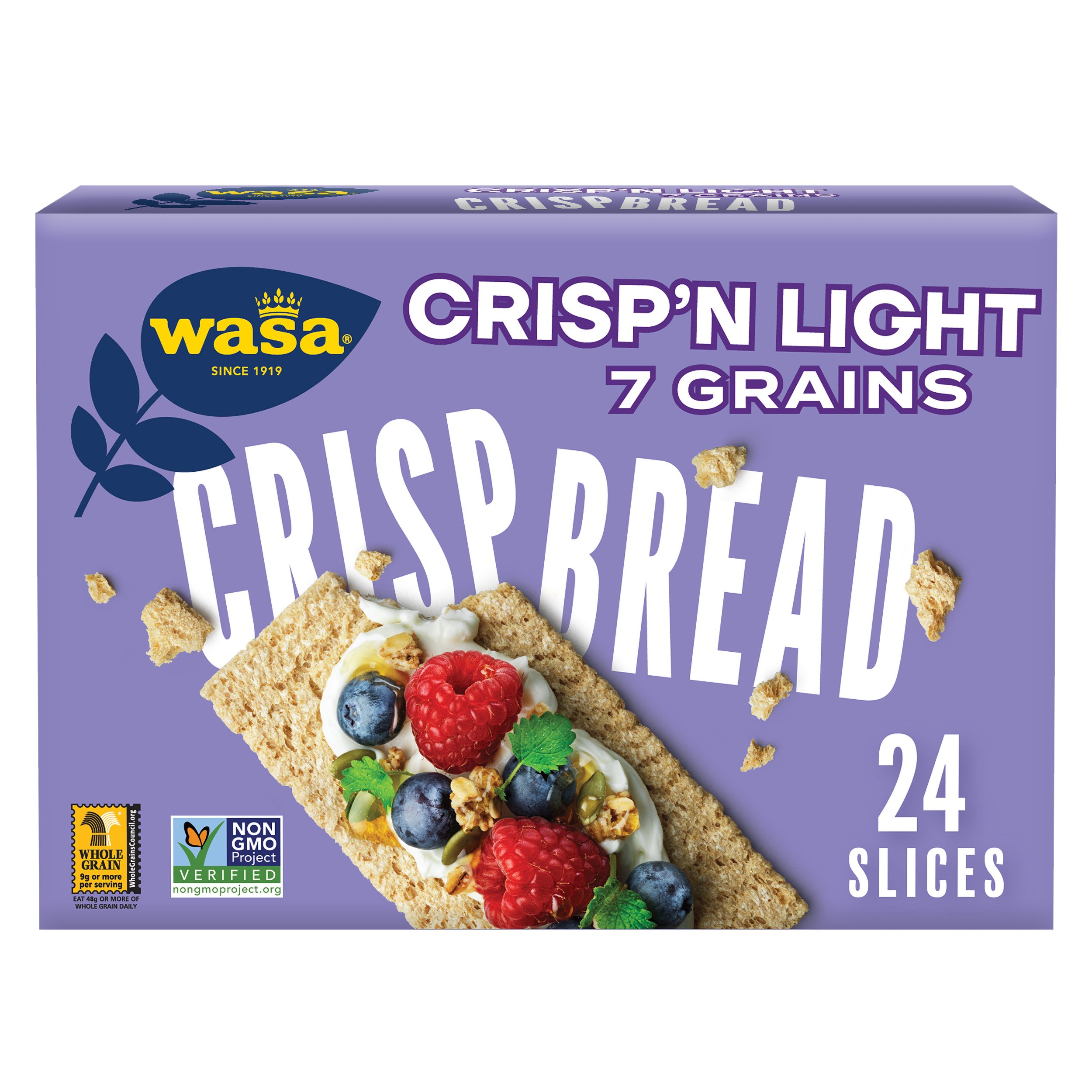 Wasa Crisp'n Light 7 Grains Swedish Style Crispbread Crackers Shop