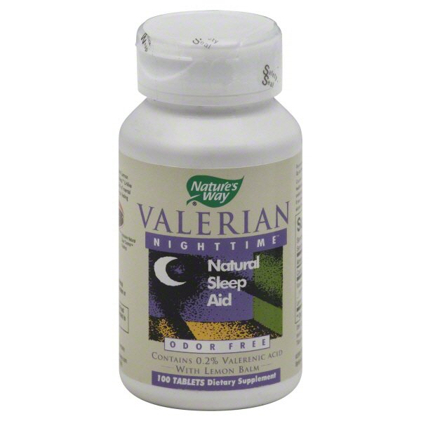 Nature's Way Valerian Nighttime Natural Sleep Aid Tablets Shop