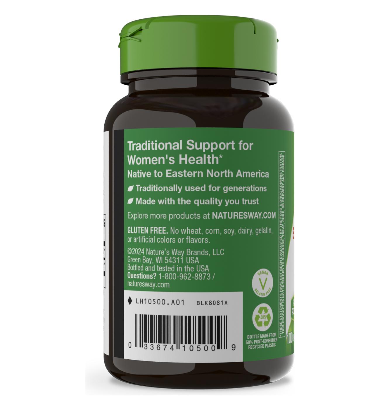 Nature's Way Black Cohosh Root Capsules; image 2 of 3