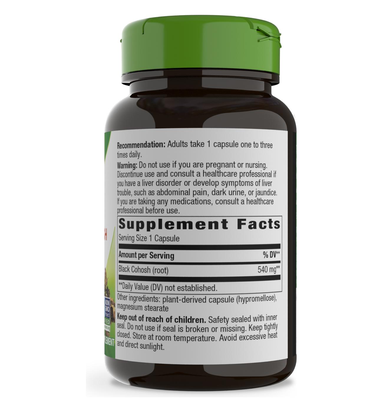 Nature's Way Black Cohosh Root Capsules; image 3 of 3