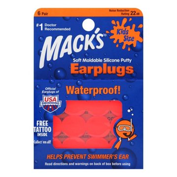 Mack's Kidz Size Pillow Soft Earplugs, 6 ct