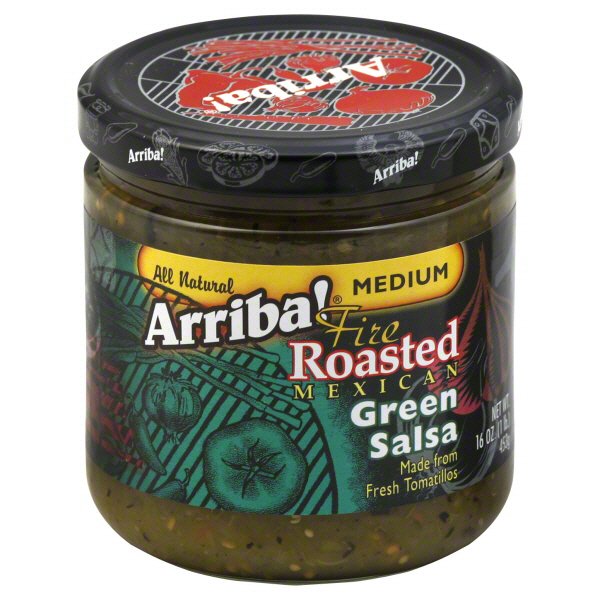 Arriba! Fire Roasted Southwestern Black Bean & Corn Salsa (6x16Oz)