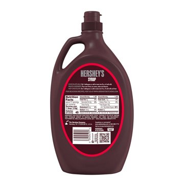 Hershey's Chocolate Syrup Bottle, 48 oz