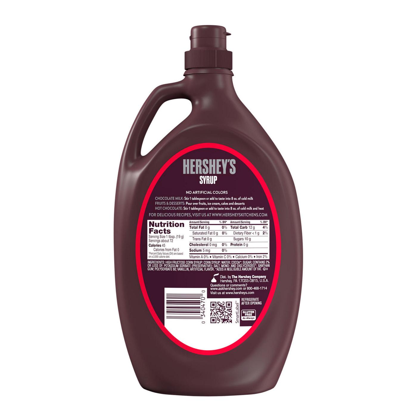 Hershey's Chocolate Syrup Bottle; image 5 of 7