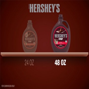 Hershey's Chocolate Syrup Bottle, 48 oz