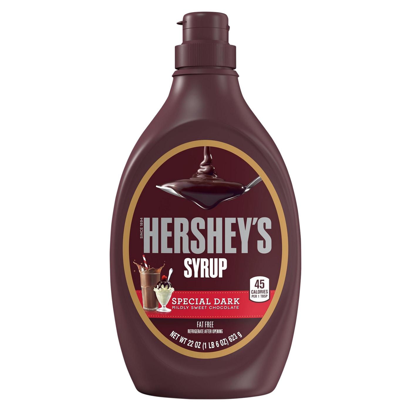 Hershey's Special Dark Chocolate Syrup; image 1 of 6