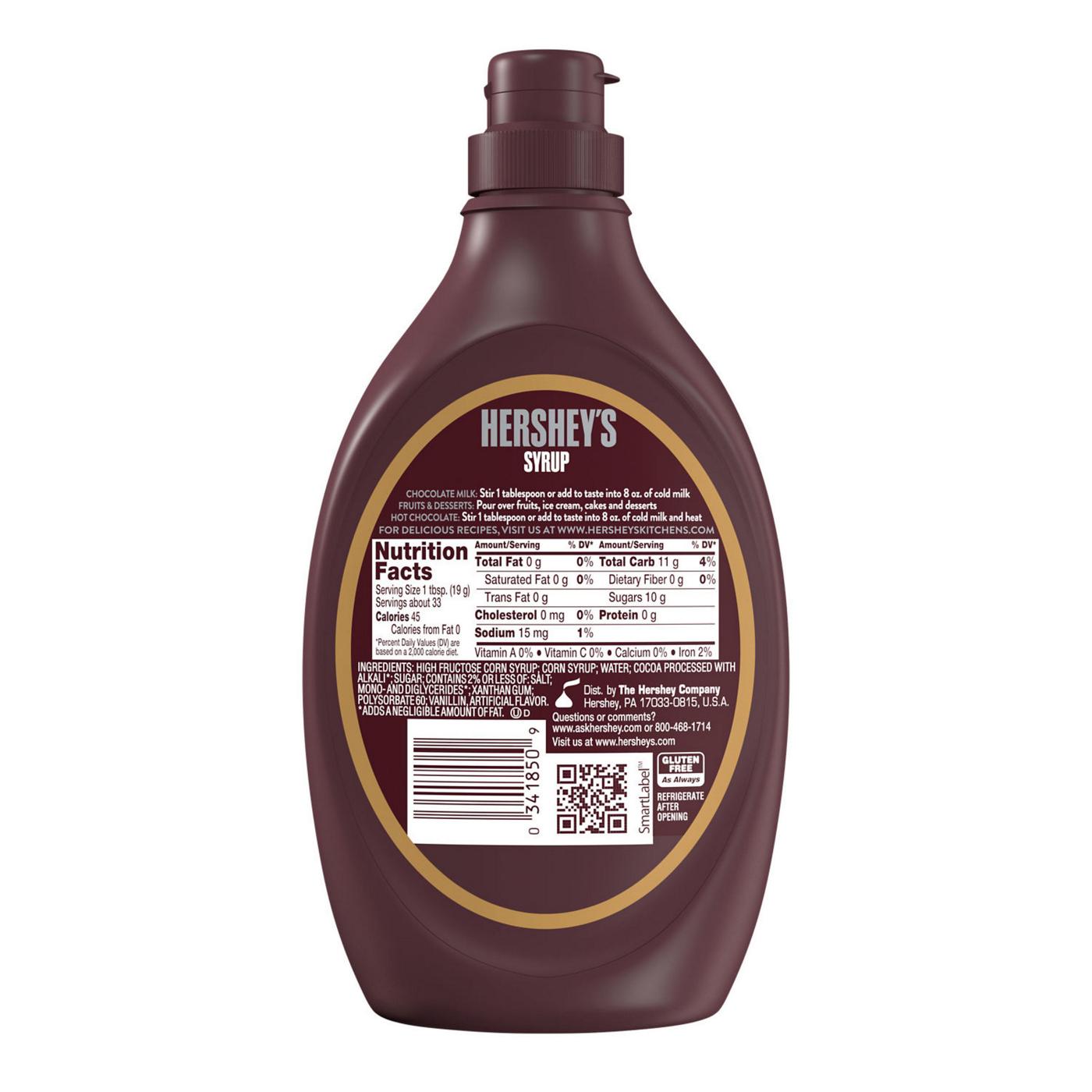 Hershey's Special Dark Chocolate Syrup; image 5 of 6