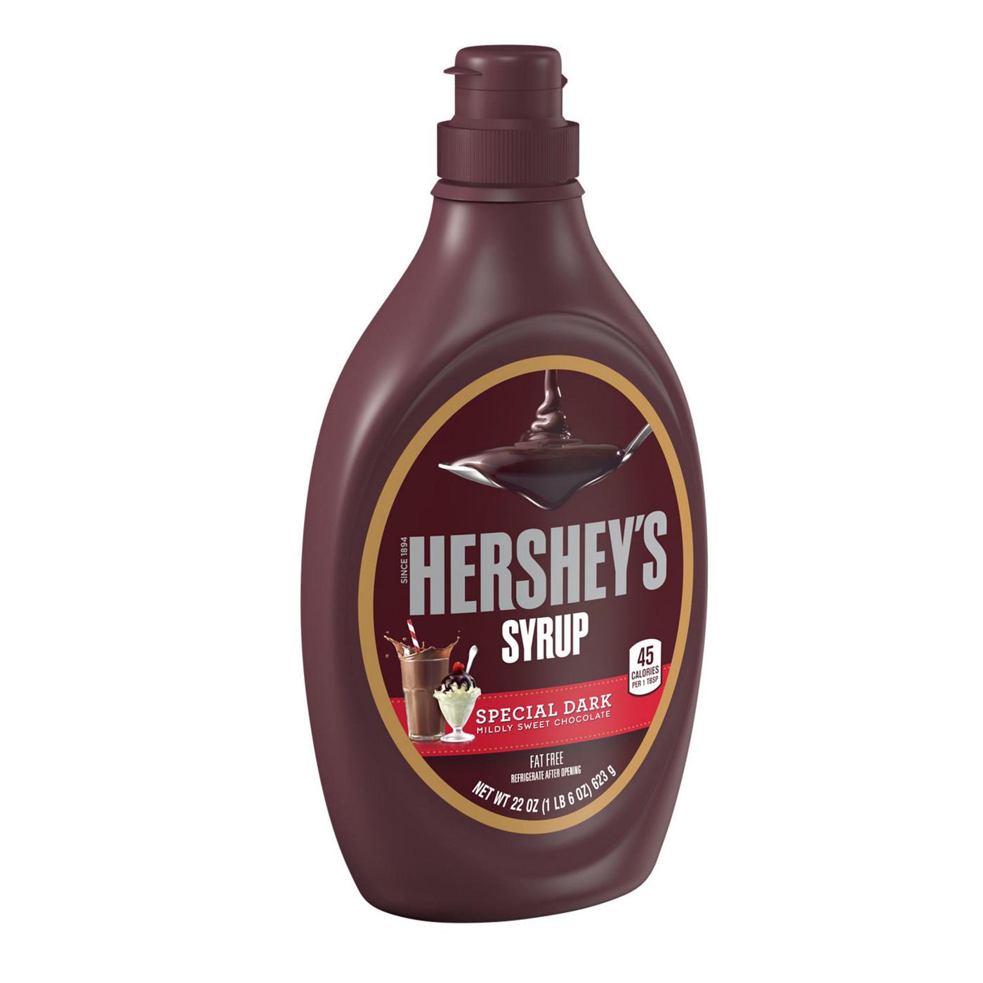 Hershey's Special Dark Chocolate Syrup; image 5 of 6
