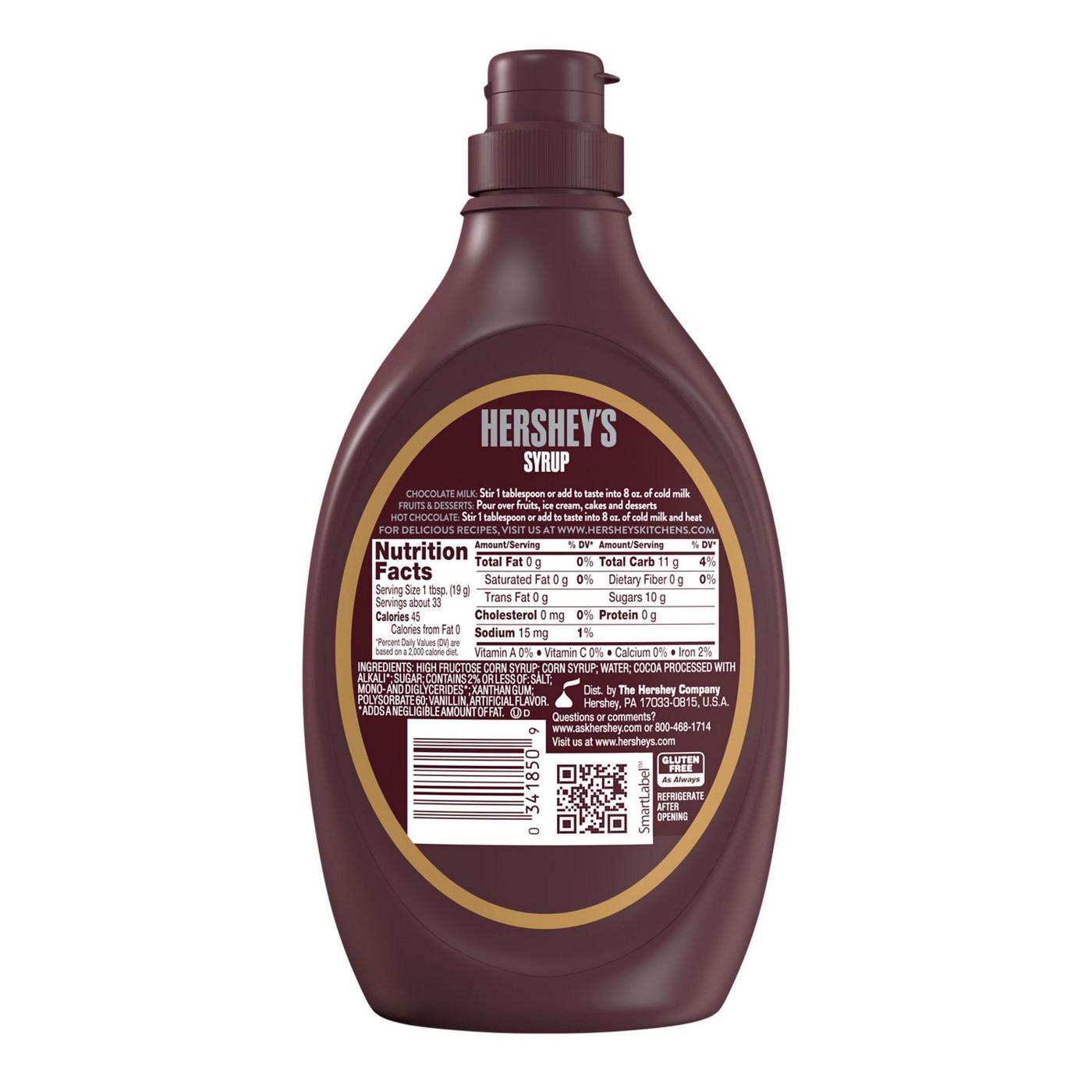 Hershey's Special Dark Chocolate Syrup; image 6 of 6