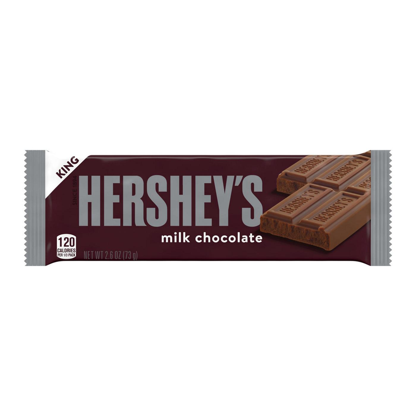 Hershey's Milk Chocolate Candy Bar - King Size; image 1 of 3