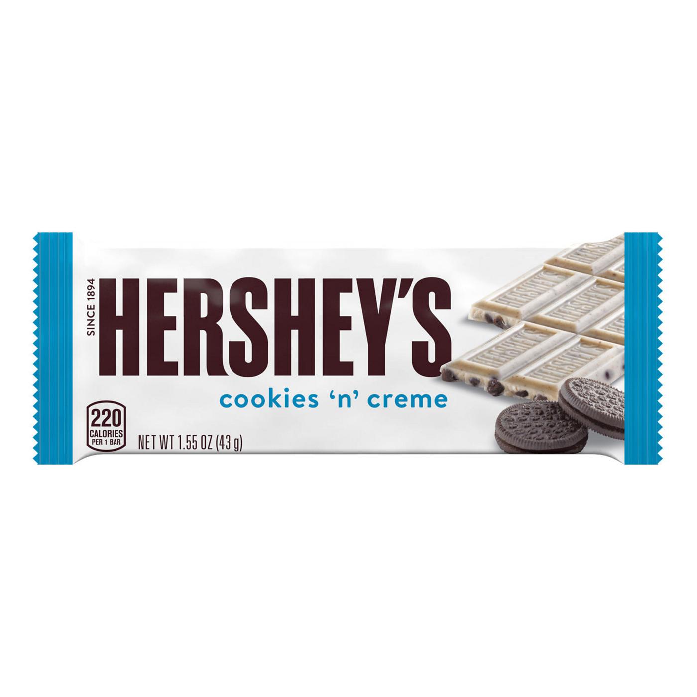 Hershey's Cookies 'n' Creme Candy Bar; image 1 of 7