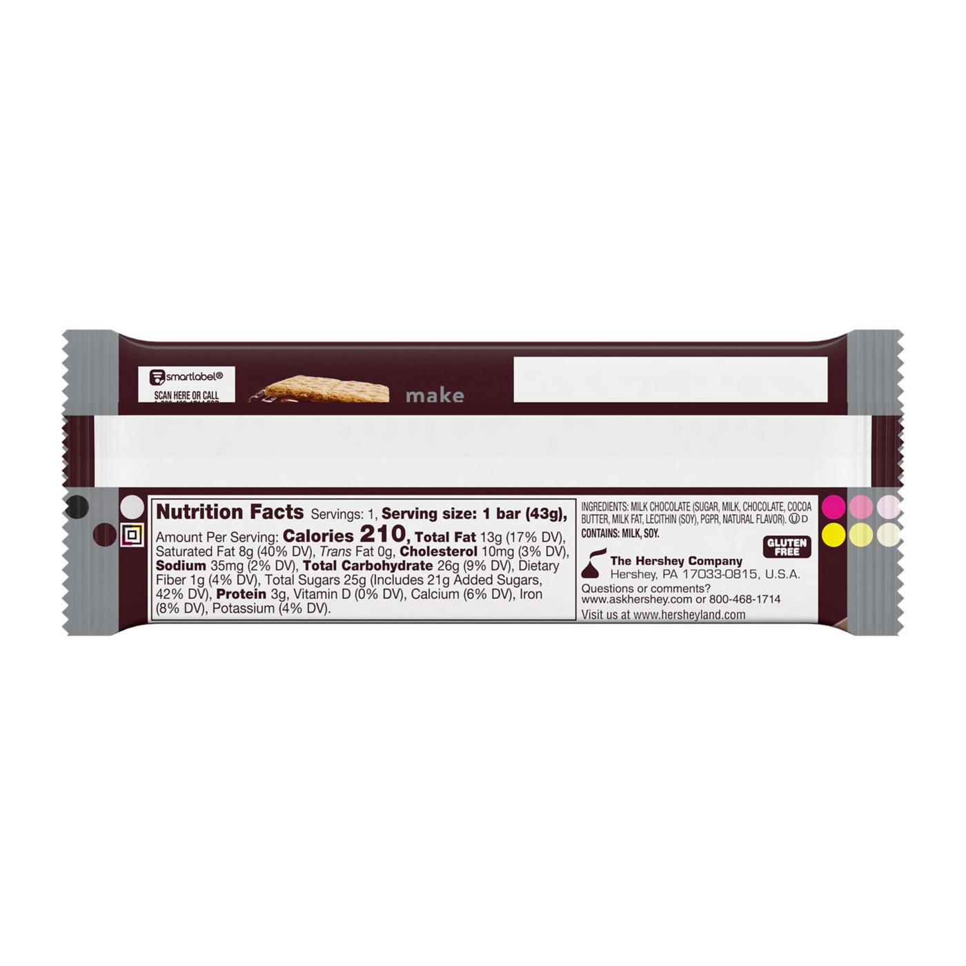 Hershey's Milk Chocolate Full Size Candy Bar; image 6 of 6