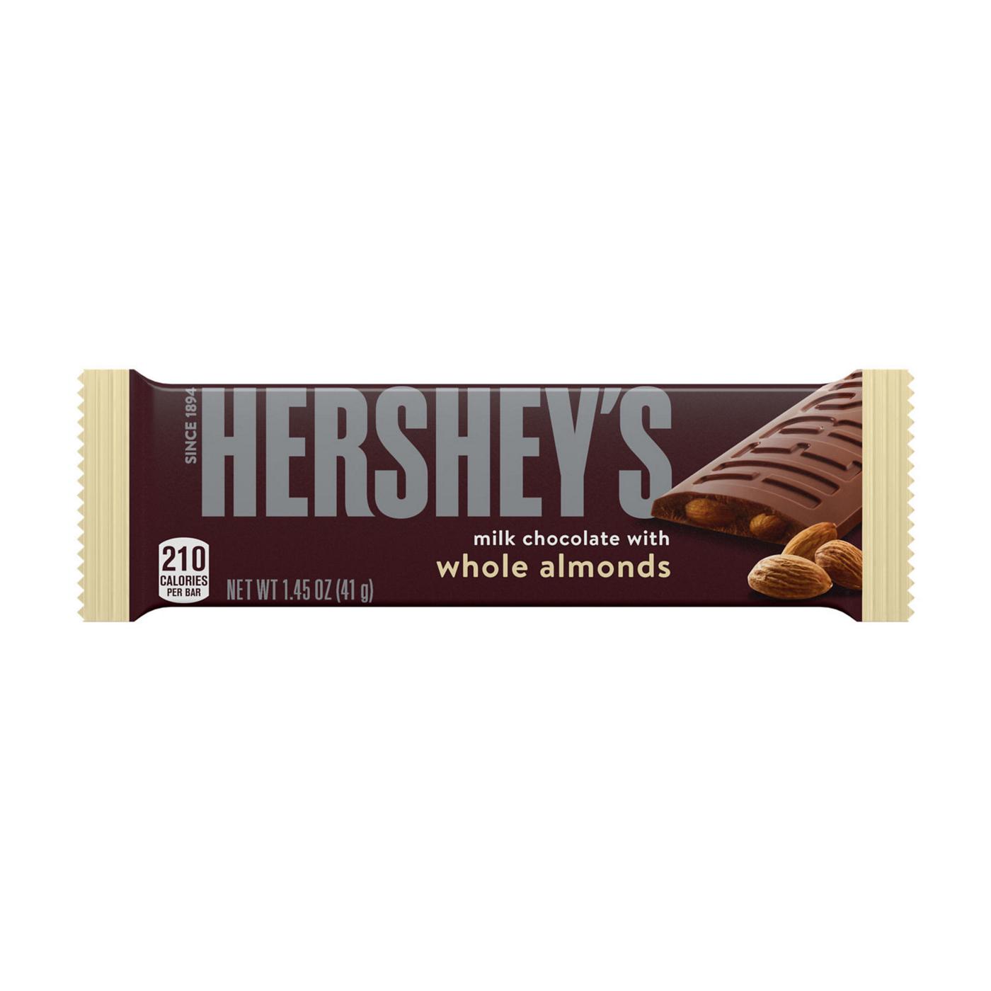 Hershey's Milk Chocolate with Whole Almonds Candy Bar; image 1 of 7