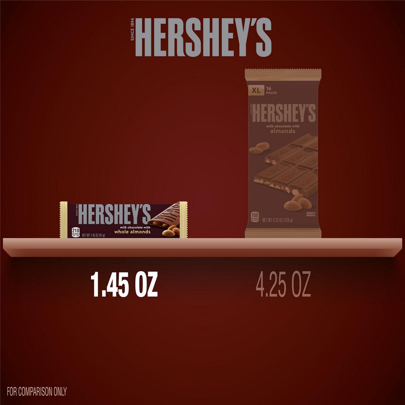 Hershey's Milk Chocolate with Whole Almonds Candy Bar; image 5 of 7