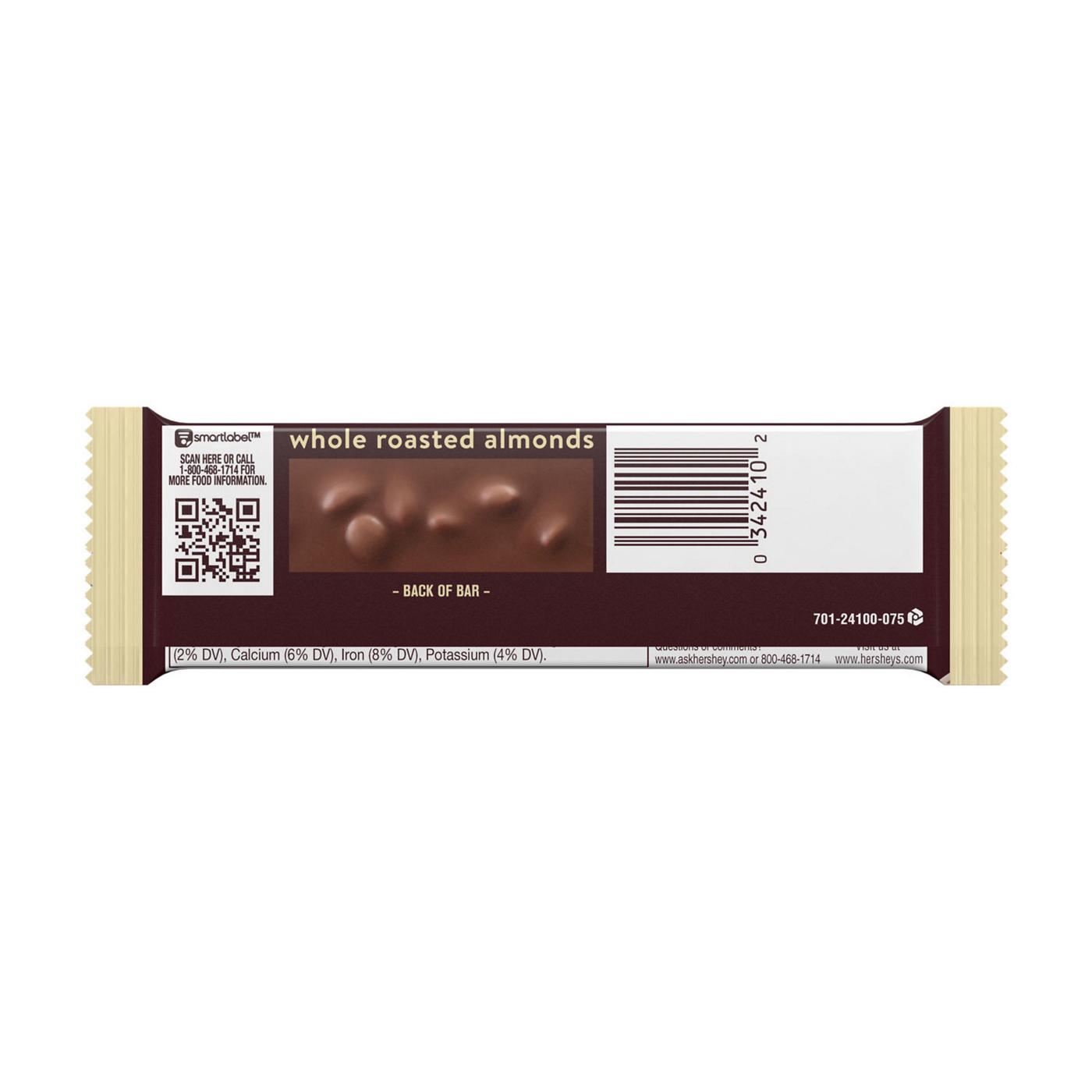 Hershey's Milk Chocolate with Whole Almonds Candy Bar; image 6 of 7